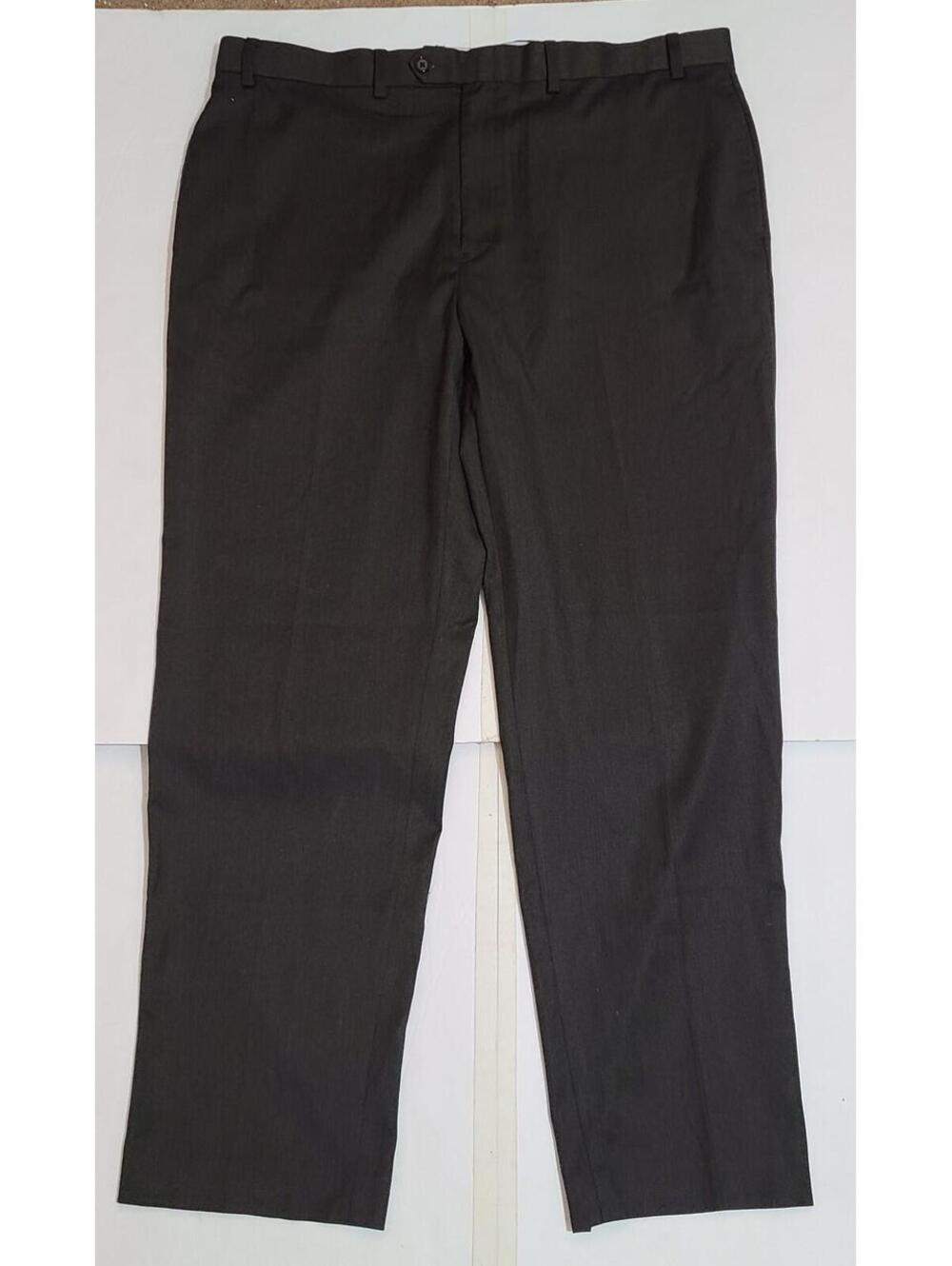 Ralph Ralph Lauren Classic Dress Pants Mens Size 40x32 Brown Flat Front Stretch